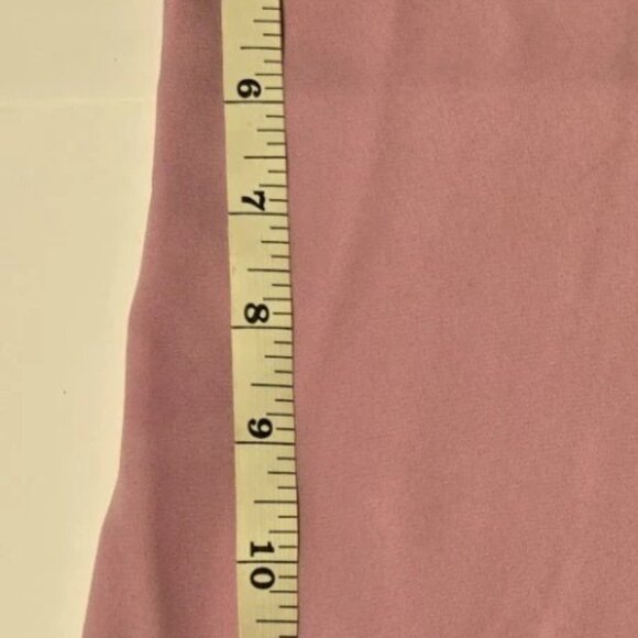 Apt. 9 Pleated Ruffle Neck Mauve Pink Sleeveless Shirt - Picture 12 of 16